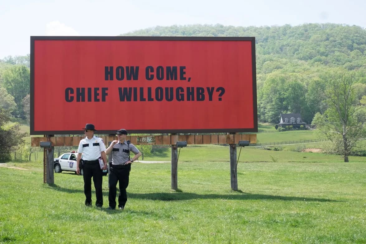 Trzy billboardy za Ebbing, Missouri - Tajemnica mordercy Angeli