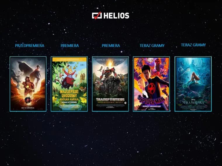 Jakie filmy grają w kinie Helios? Sprawdź najnowszy repertuar!